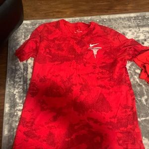 Mens Red Nike Top